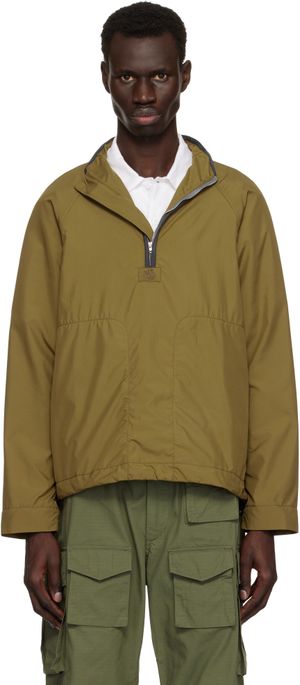 RANRA Khaki Ganga Mini Ripstop Track Jacket