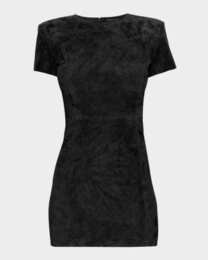 Fortuna Stretch Suede Dress