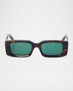 Men's Arthur Acetate Rectangle Sunglasses