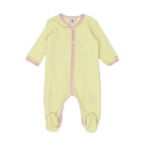 Petit Bateau - Seconde Main - Pyjama bébé jaune - 12 mois - Taille 12M - Jaune