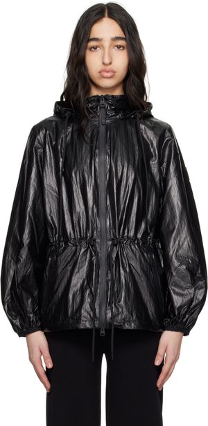 MACKAGE Black Isha Balloon Sleeve Rain Jacket
