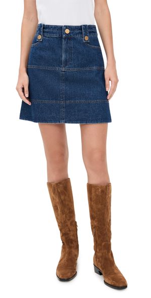 Tanya Taylor Hudie Skirt Classic Indigo Blue 4