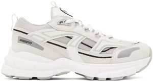 Axel Arigato White & Gray Marathon R-Trail Sneakers