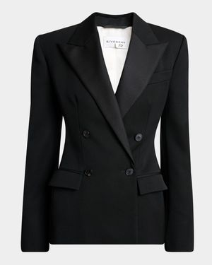 Double-Breasted Tuxedo Jacket