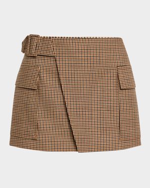 Conan Check Mini Skirt