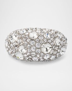 Crystal Dome Ponytail Cuff