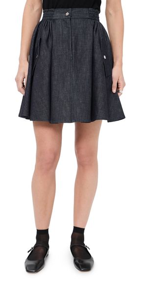 Cecilie Bahnsen Cici Denim Skirt Indigo 12