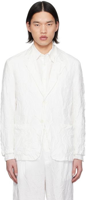AURALEE Veston Finx blanc