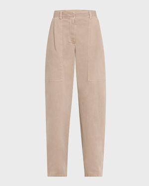 Loose Garment-Dyed Utility Pants