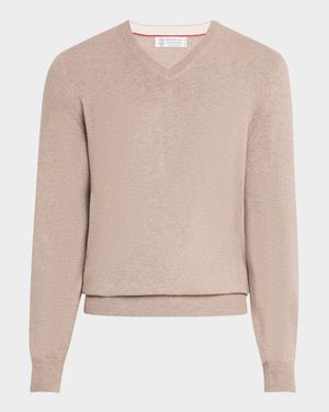 Men's Cashmere V-Neck Sweater