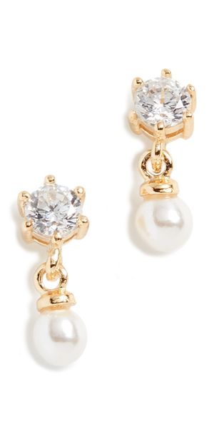 SHASHI Akiko Earrings Gold One Size