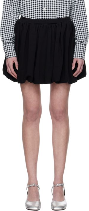 Marni Black Balloon Miniskirt