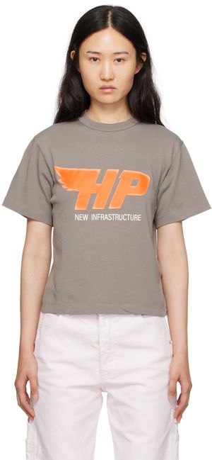 Heron Preston Gray Fly T-Shirt