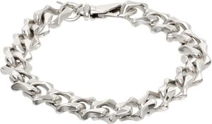 Emanuele Bicocchi Silver Small Sharp Link Bracelet