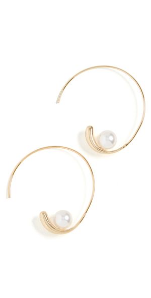 SHASHI Jemma Earrings Gold One Size