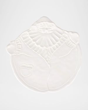 Pietra Natale Figural Santa Salad Plate