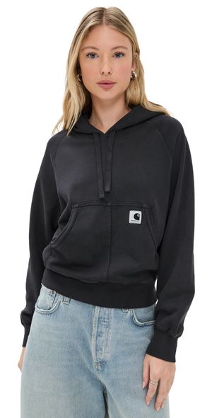 Carhartt WIP W Hooded Hudson Sweatshirt Black S