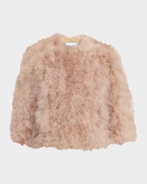 Short Feather Jacket