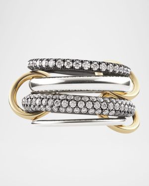 Vega 4-Link Silver & Gold Ring