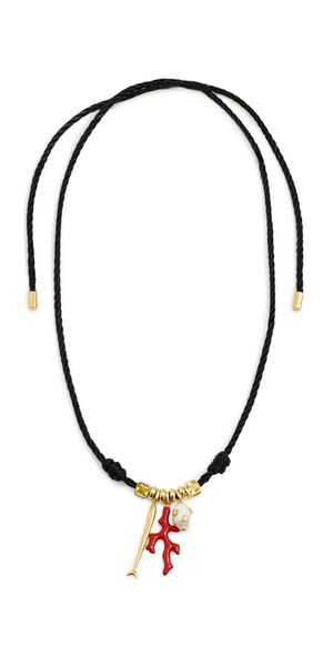Martha Calvo Sardina Necklace Black/Gold One Size