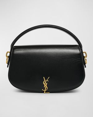 YSL Flap Crossbody Bag in Leather