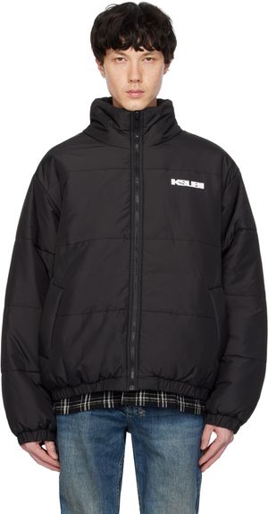 Ksubi Blouson matelassé réversible noir à logo Sott