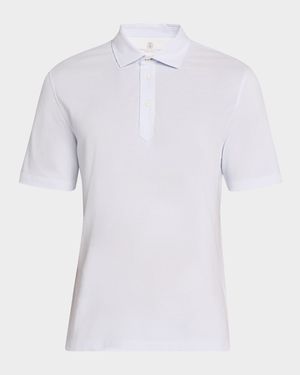 Men's Slim Cotton Polo Shirt