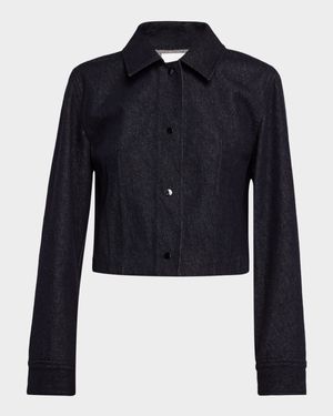 Cropped Shirt Jacket