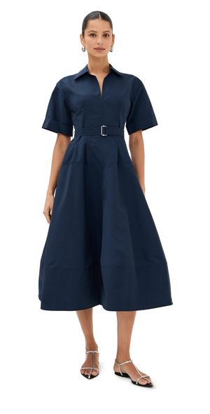 SIMKHAI Deanna Belted Mini Dress Midnight 2