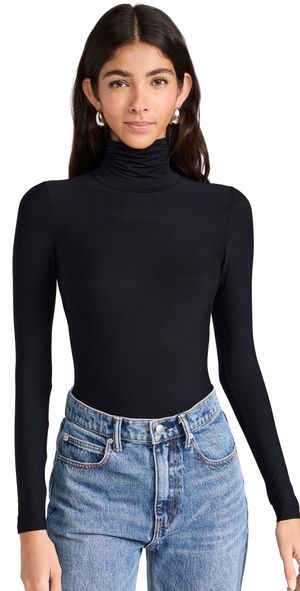 Commando Butter Turtleneck Bodysuit Black S