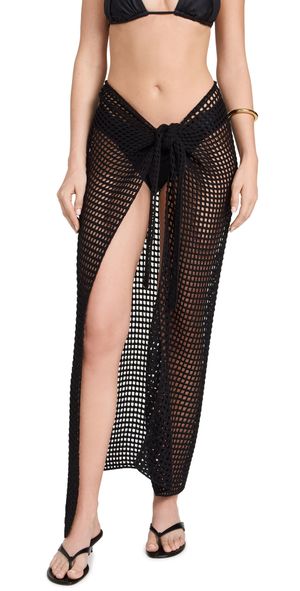 Bananhot Midi Net Sarong Black One Size