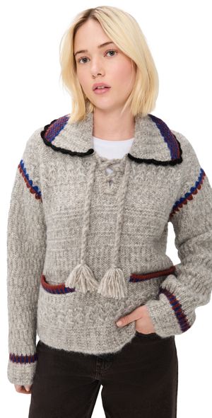XIRENA Beatrice Alpaca Sweater Gris S