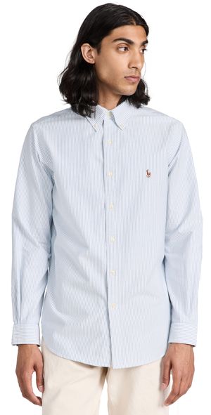 Polo Ralph Lauren Classic Fit Striped Oxford Shirt Blue/White Stripe S