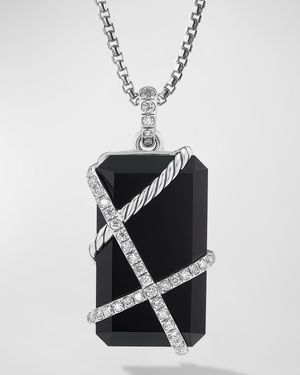 32mm Cable Wrap Pendant in Silver