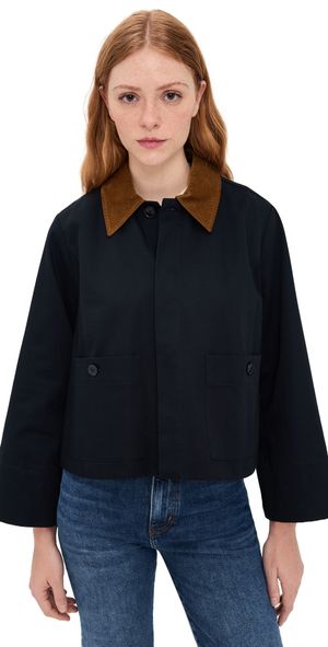 FRAME The Small Trench Coat Navy XS