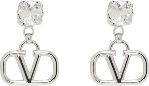 Valentino Garavani Silver VLogo Signature Earrings