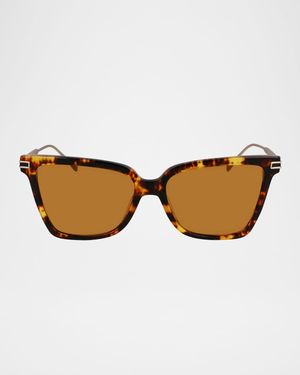 Gancino Acetate & Metal Cat-Eye Sunglasses