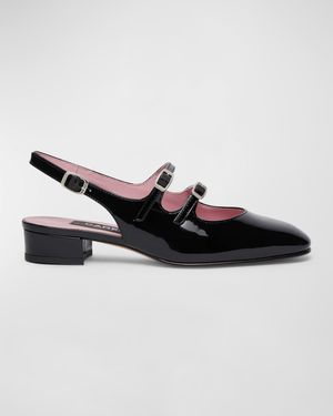 Peche Mary Jane Slingback Ballerina Flats