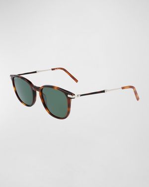 Men's Contrast Temple Sunglasses