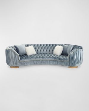 Emma Curved Sofa, 118.5"