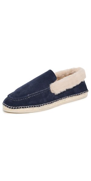 Manebi Fleece Lined Slippers Patriot Blue 42