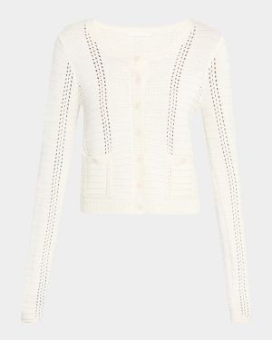 Charlotte Slim Crewneck Cardigan