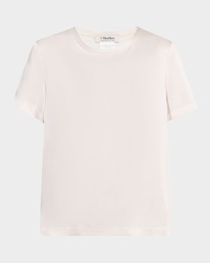 Rebecca Satin Short-Sleeve T-Shirt
