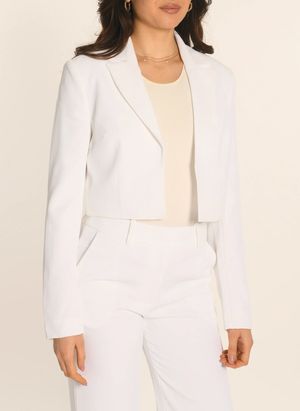 Kookai - Veste de tailleur courte - Taille 42 - Blanc