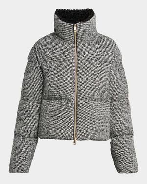 Brezesse Wool-Blend Short Down Jacket