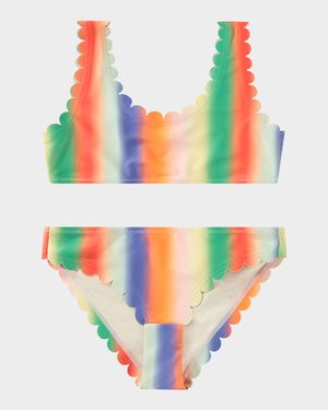 Girl's Nolina Gradient Bikini Set, Size 7-14