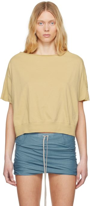 Rick Owens DRKSHDW Beige Hollywood Dagger T-shirt