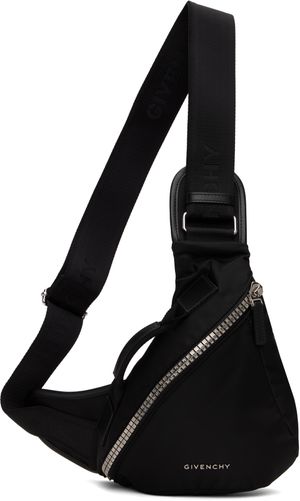 Givenchy Black Small G-Zip Triangle Bag