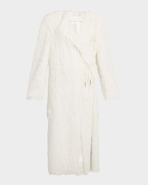 Rivla Fringe Wrap Coat