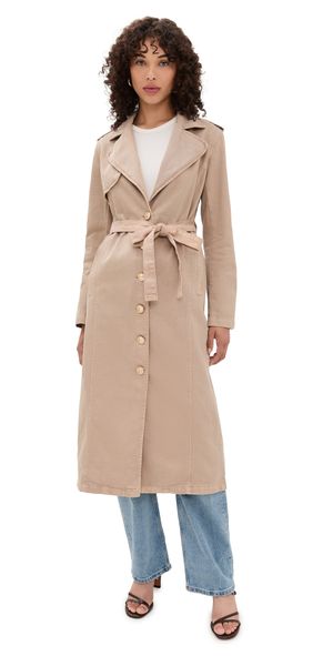 L'AGENCE Zavia Trench Jacket Dark Cappuccino S